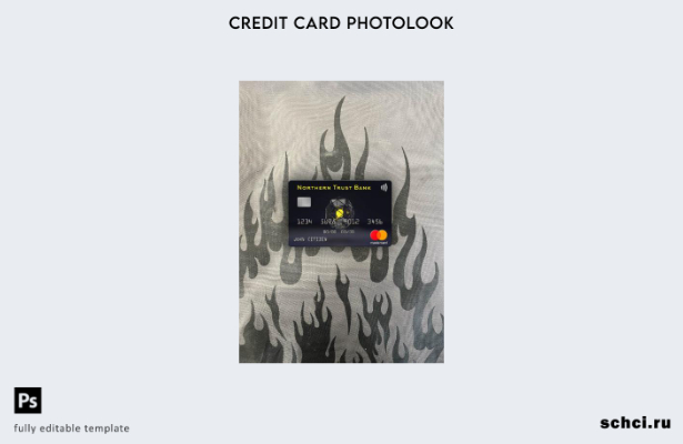 цифровая загрузка шаблона лицевой стороны карты mastercard USA Northern Trust Ba